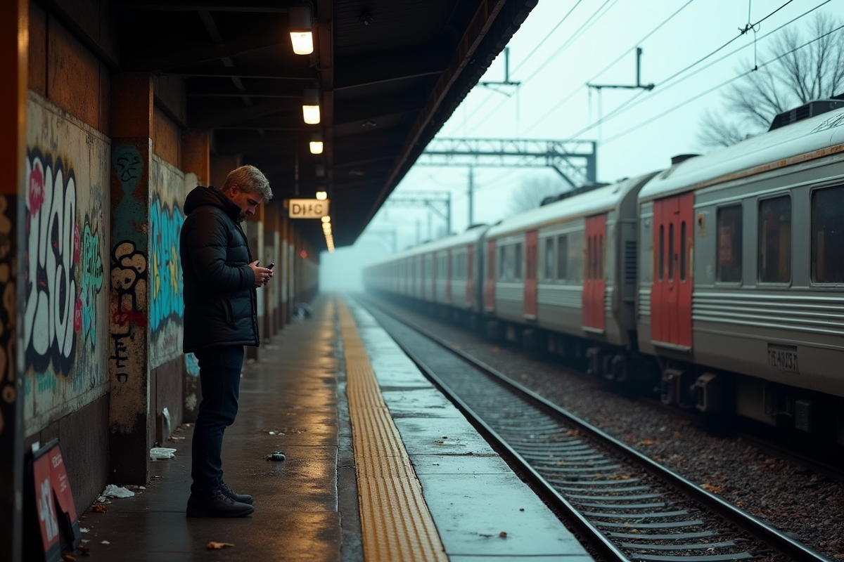 gare bondée