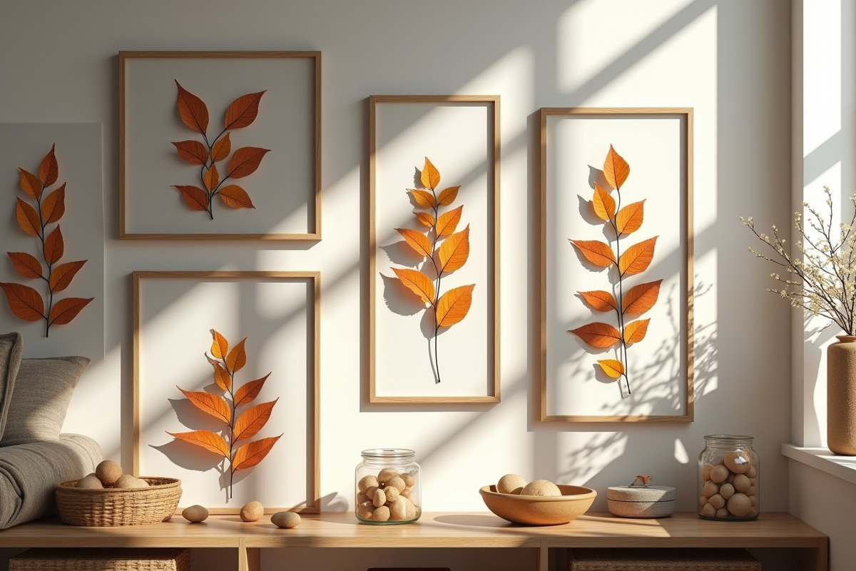 feuilles séchées